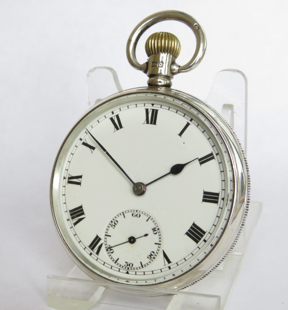 Antique silver H Williamson Coventry pocket watch