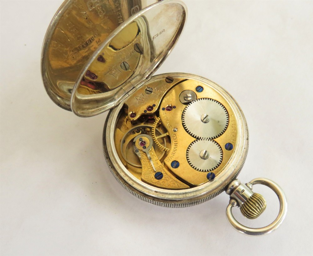 Antique silver H Williamson Coventry pocket watch View II