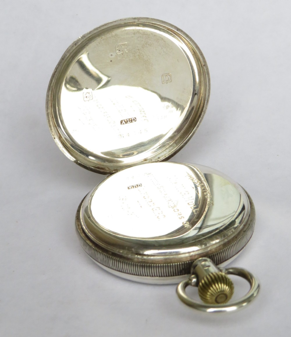 Antique silver H Williamson Coventry pocket watch View IV