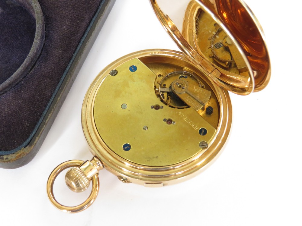Antique English centre seconds chronograph View IV