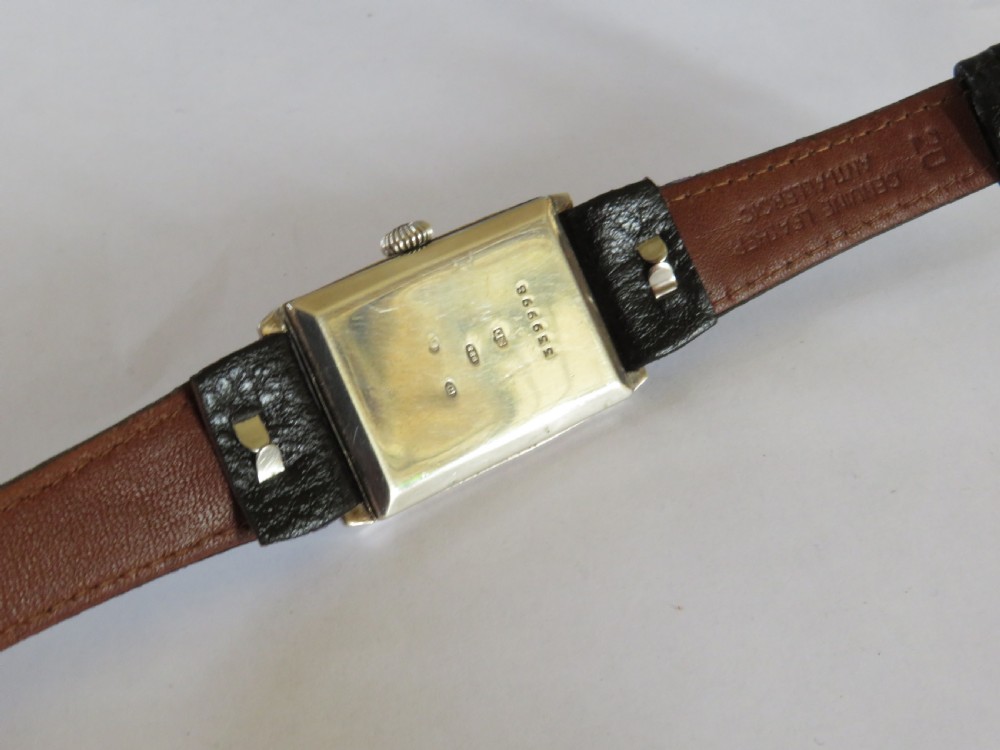 Gents silver Election wrist watch, 1929 View II