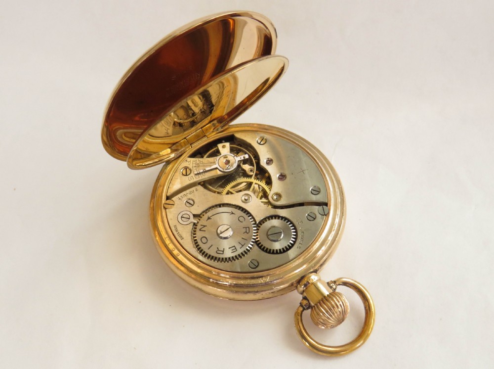 Antique Criterion full hunter pocket watch View III