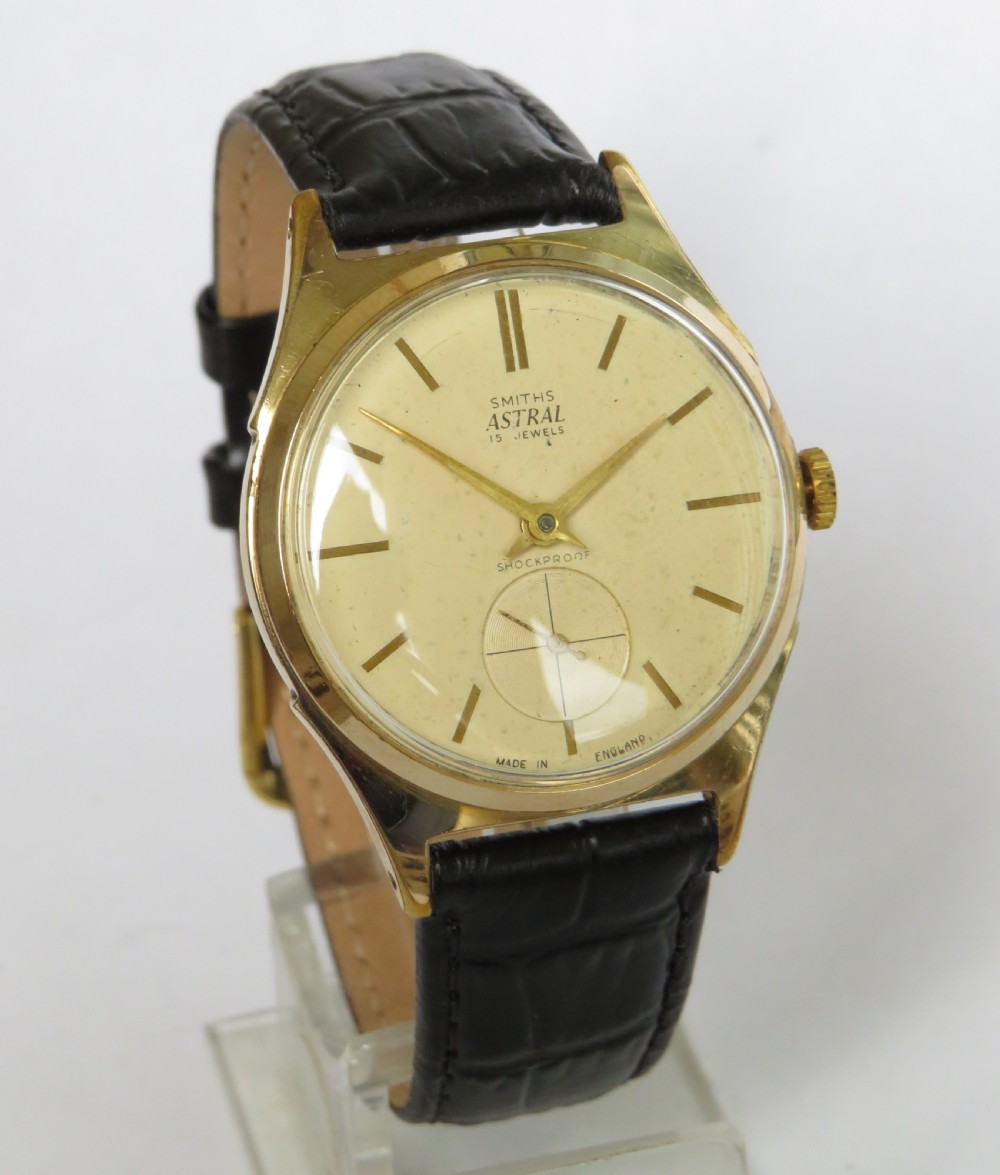 Gents 1960s Smiths Astral wrist watch, made in England View II