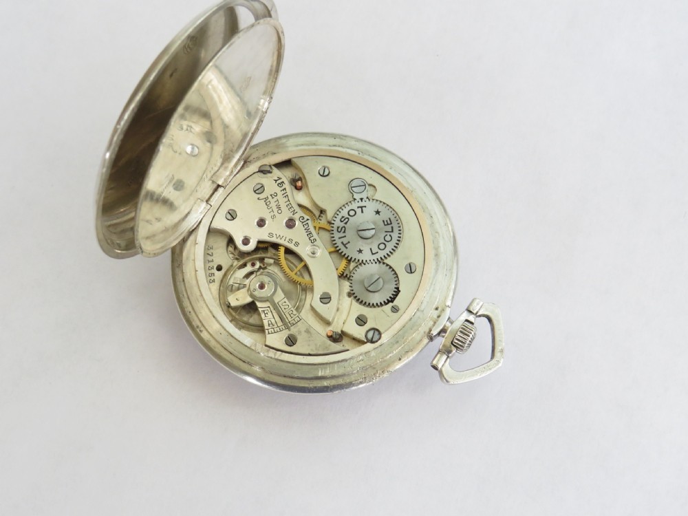 1920s Tissot silver pocket watch View II