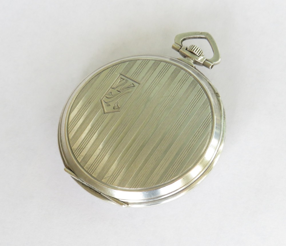 1920s Tissot silver pocket watch View IV