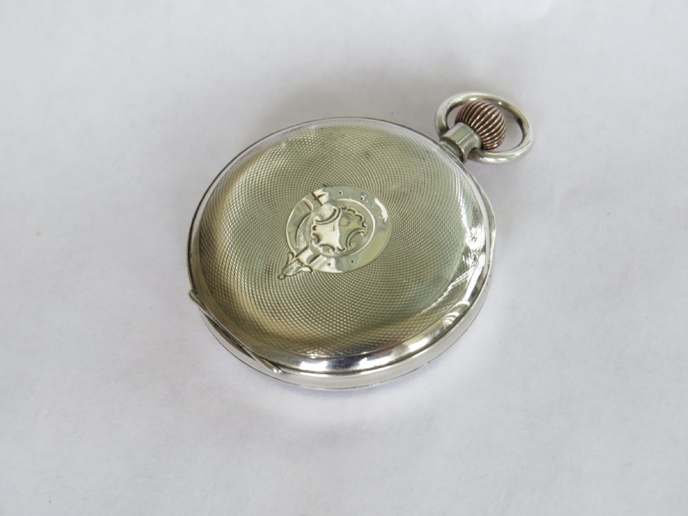 Antique silver pocket watch, 1913 View IV