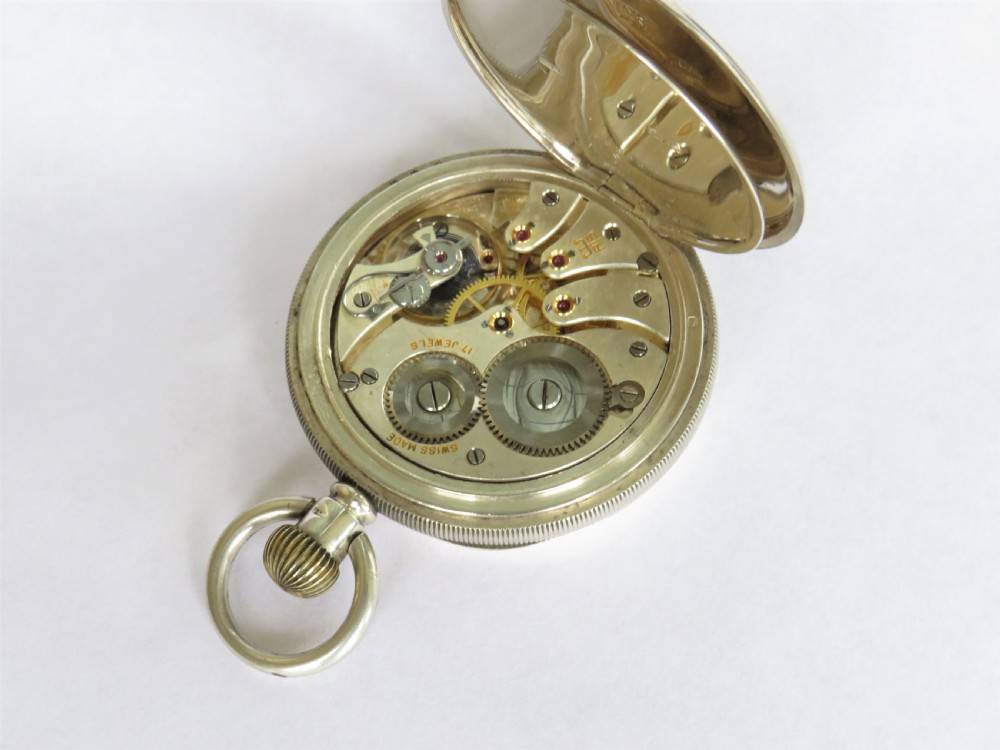 1909 Rotherham & Sons silver pocket watch View II