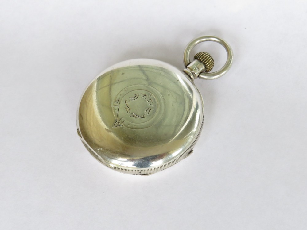 1909 Rotherham & Sons silver pocket watch View III