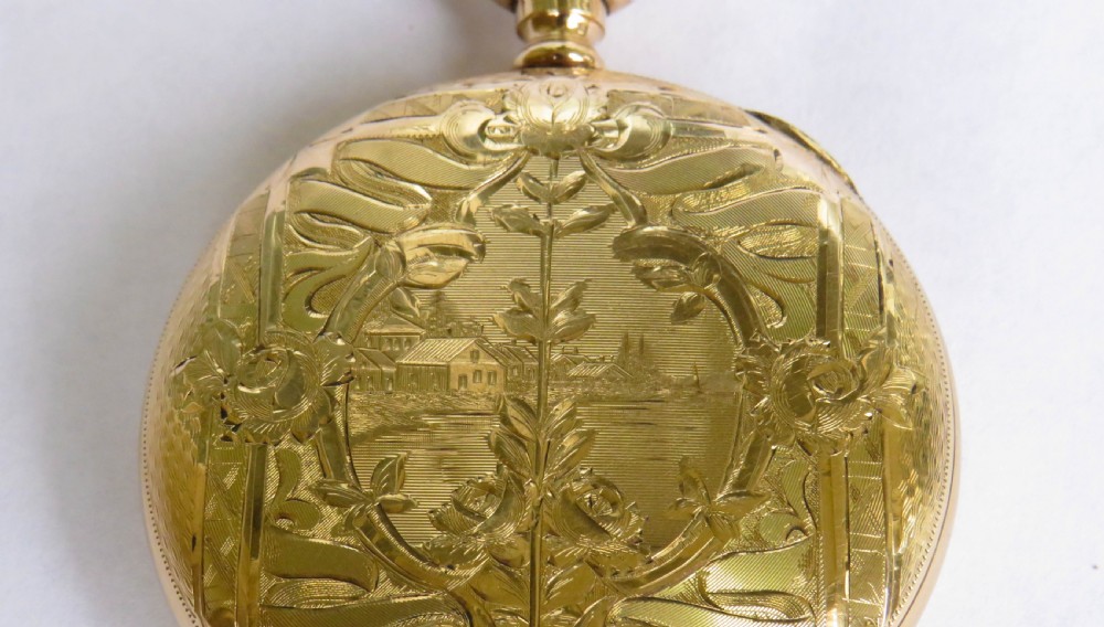 Antique Criterion full hunter pocket watch View III