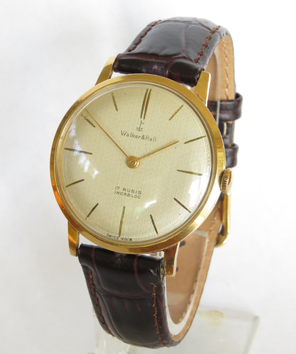 Gents 1960s Walker & Hall wrist watch