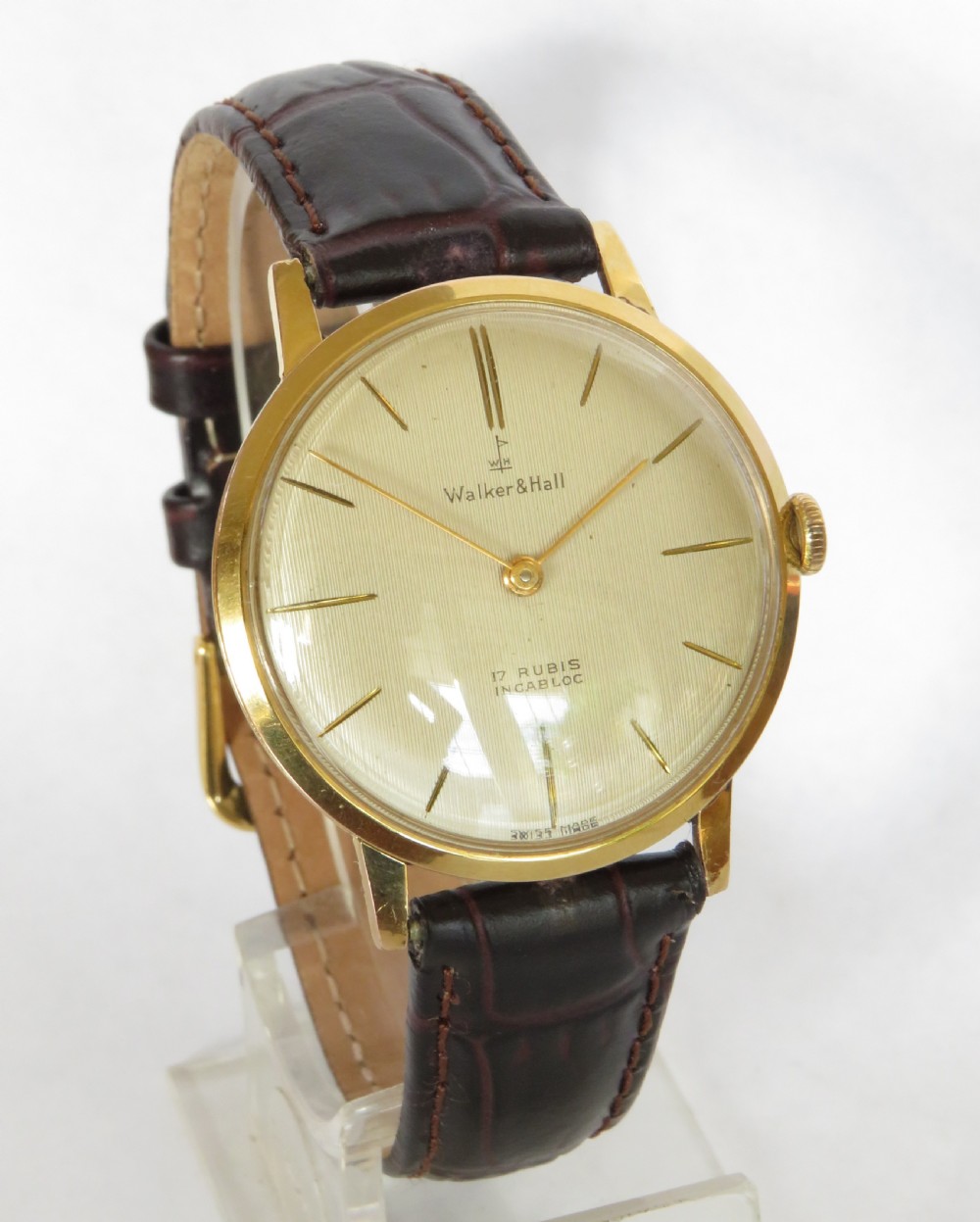 Gents 1960s Walker & Hall wrist watch View II