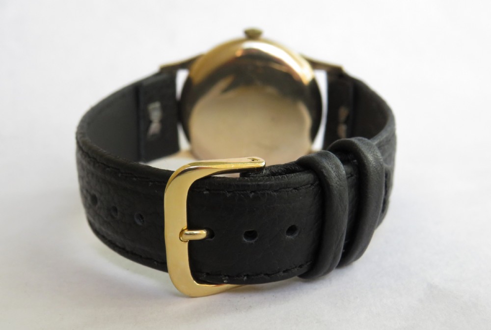 Gents 9ct gold Roamer Premier wrist watch, 1955 View II