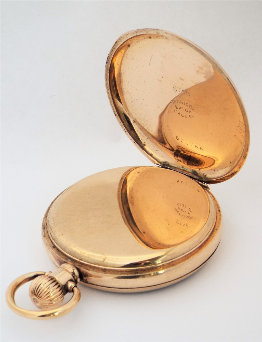  Antique 1917 Waltham Traveler pocket watch. View III