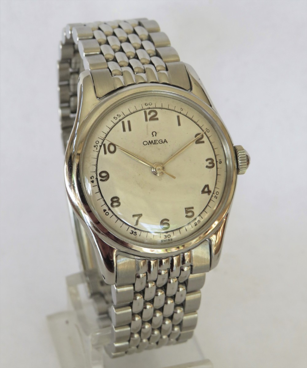Gents Omega wrist watch, circa 1946, serviced by Omega View II