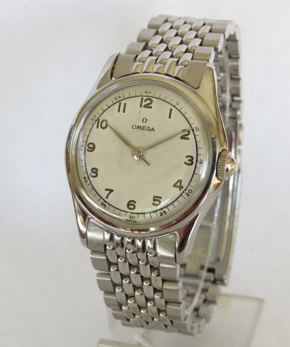 Gents Omega wrist watch, circa 1946, serviced by Omega View III