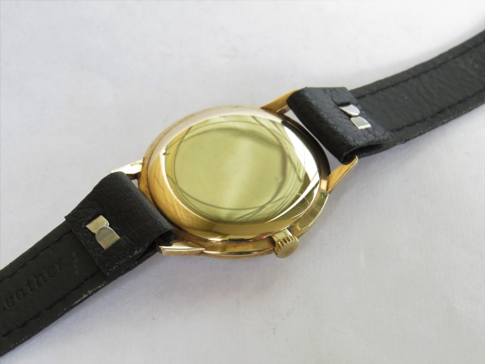 Gents 9ct gold Bernex wrist watch, 1966 View VI
