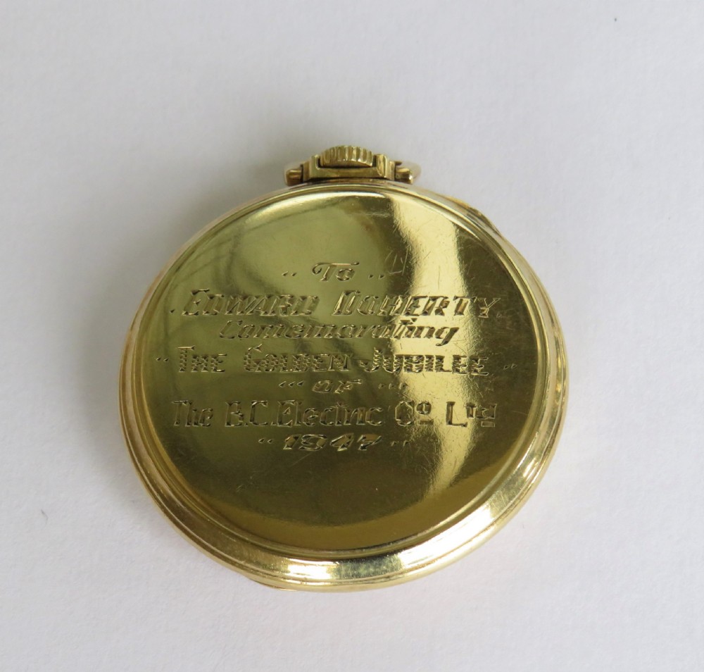 1940s Longines stem winding pocket watch View IV