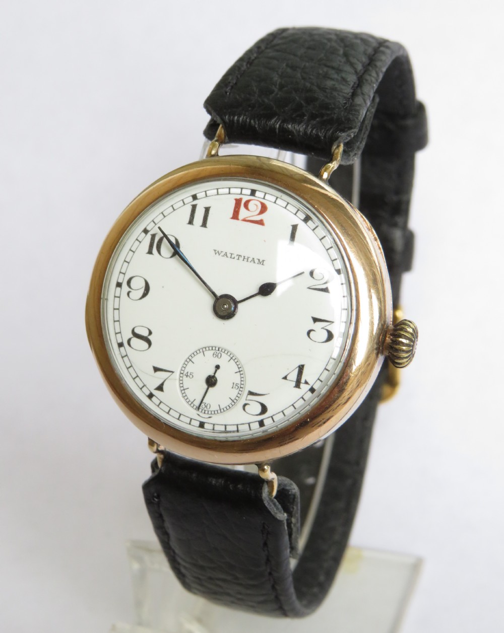 Antique rose gold filled Waltham wrist watch