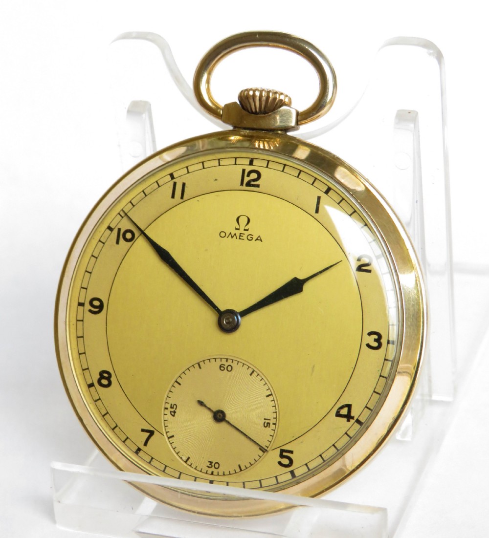 1930s Omega Art Deco pocket watch
