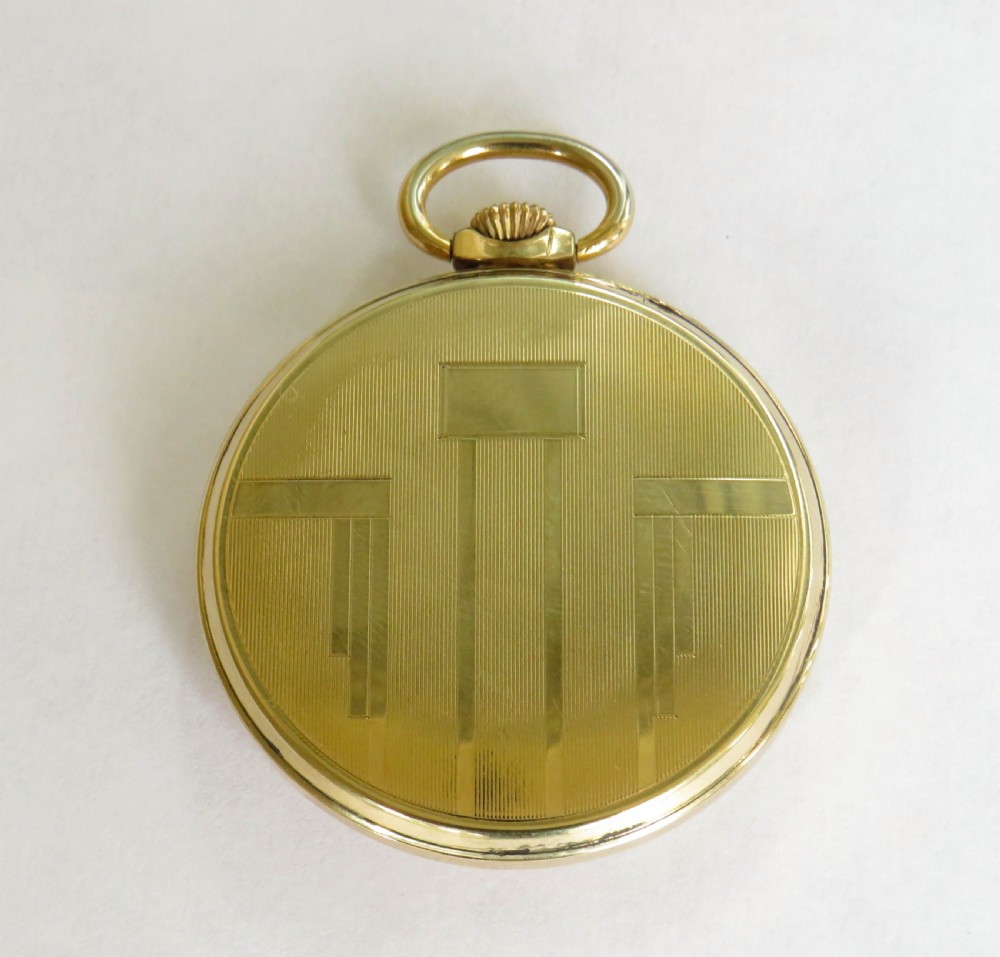 1930s Omega Art Deco pocket watch View IV