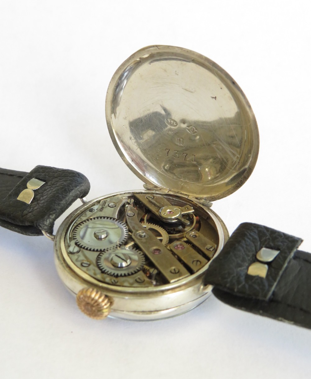 WW1 era silver trench watch View IV