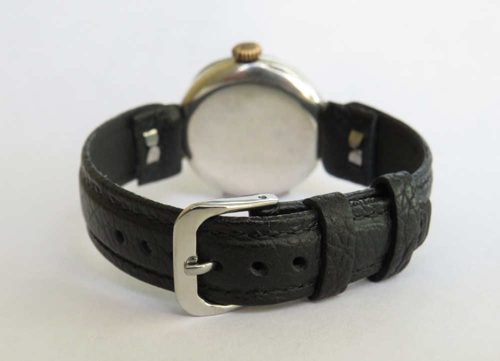 WW1 era silver trench watch View VI