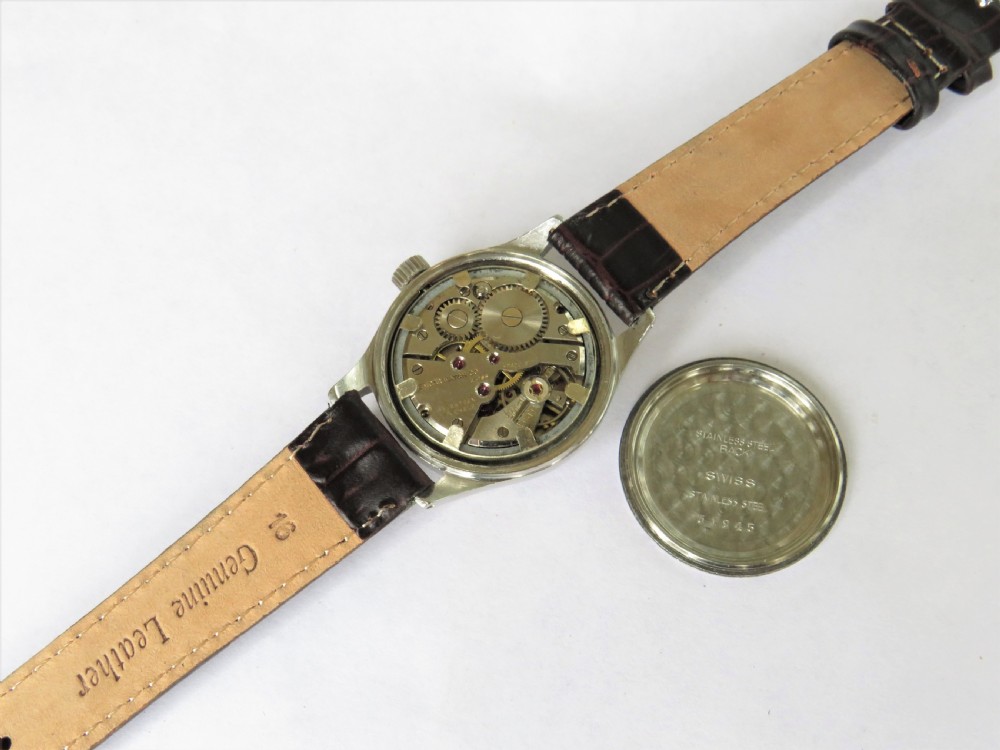 Gents 1940s Enicar wrist watch View III