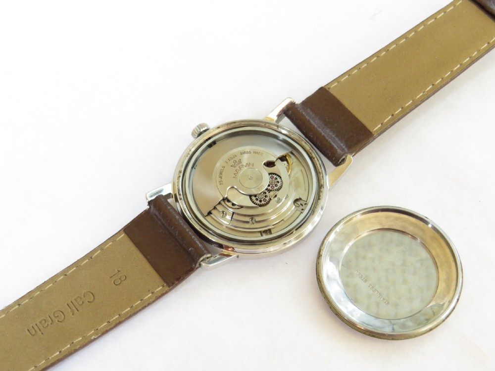 Gents 1960s Marvin automatic wrist watch View IV