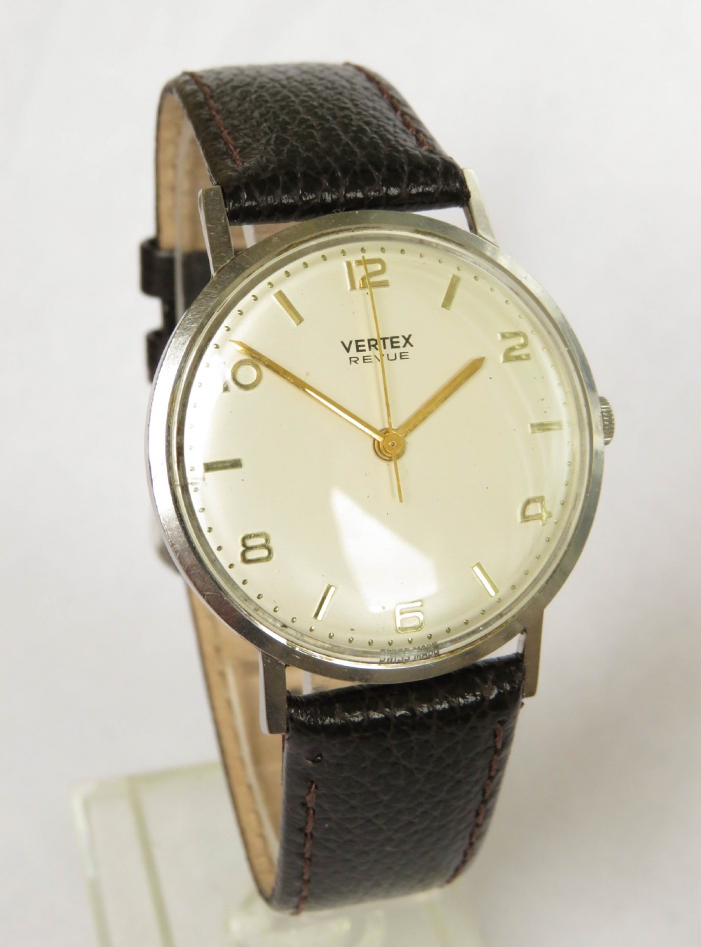 Gents 1960s Vertex Revue wrist watch View II