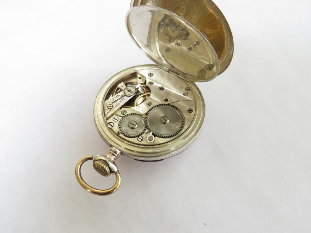 Antique silver Vinéta pocket watch View III