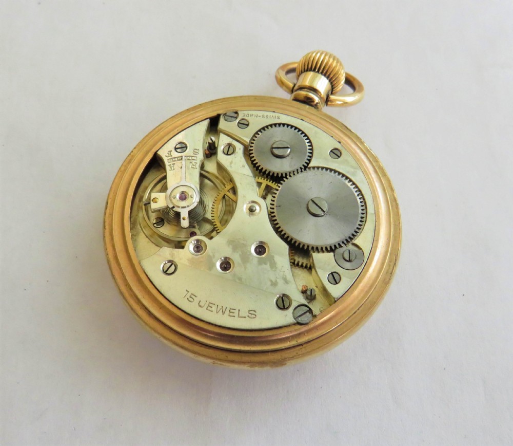 1930s Swiss pocket watch, engraved WG View III