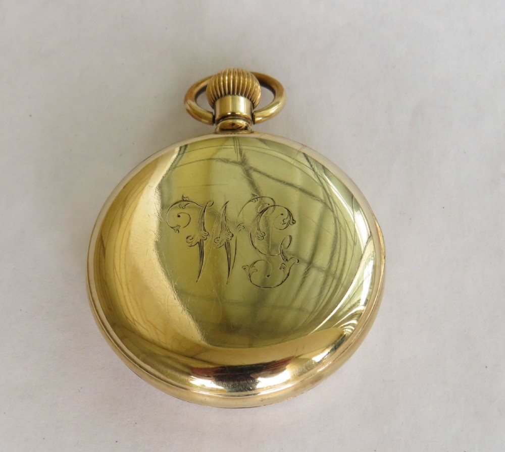 1930s Swiss pocket watch, engraved WG View IV