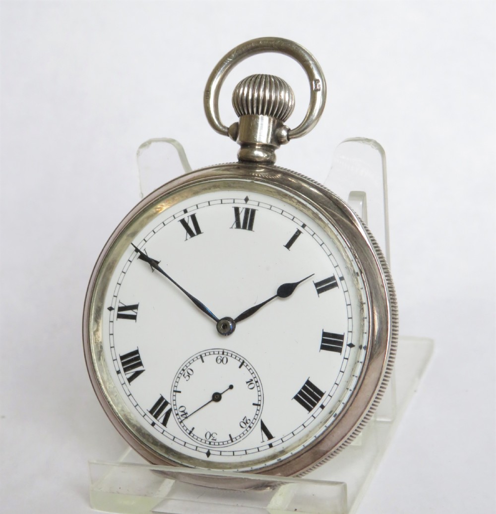 Antique silver Limit pocket watch, 1918