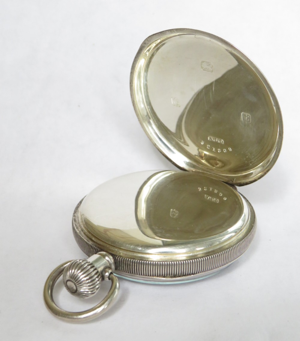 Antique silver Limit pocket watch, 1918 View IV
