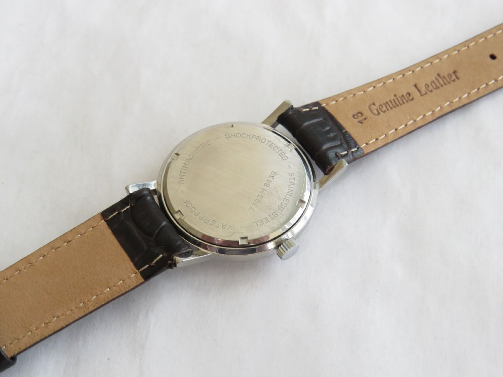 Gents 1950s J W Benson wrist watch View IV