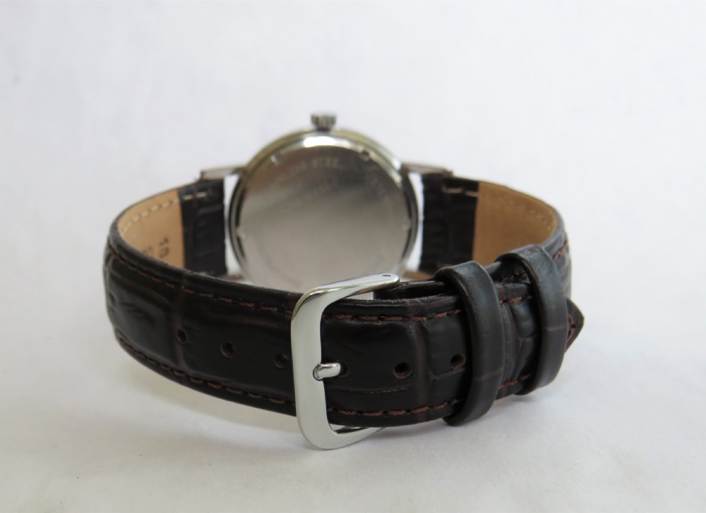 Gents 1950s J W Benson wrist watch View V