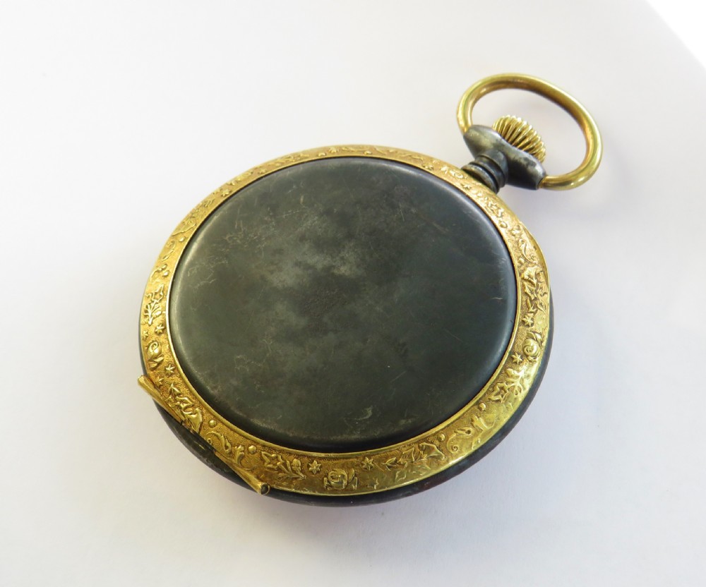 Antique Régulateur steam train pocket watch View IV