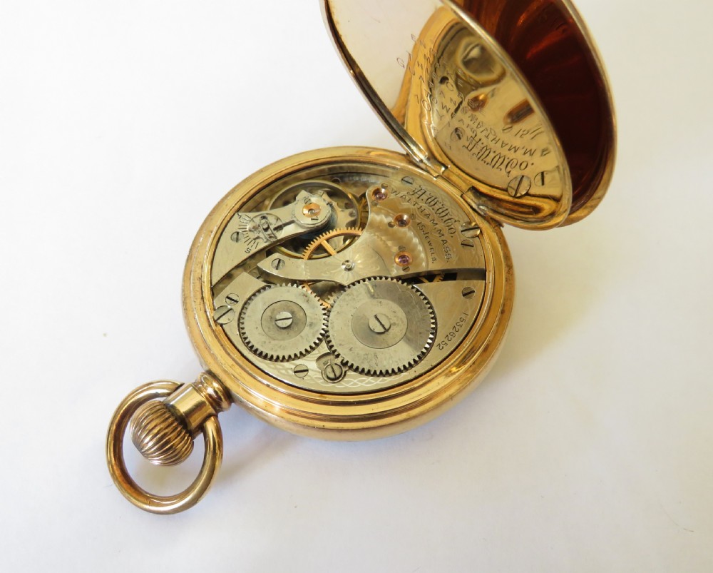 Antique 1906 Waltham pocket watch View III