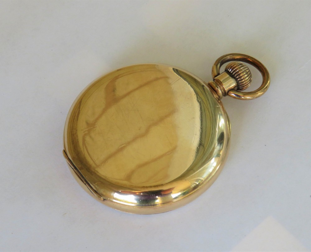 Antique 1906 Waltham pocket watch View V