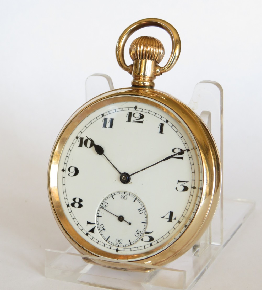 1920s Tavannes open faced pocket watch