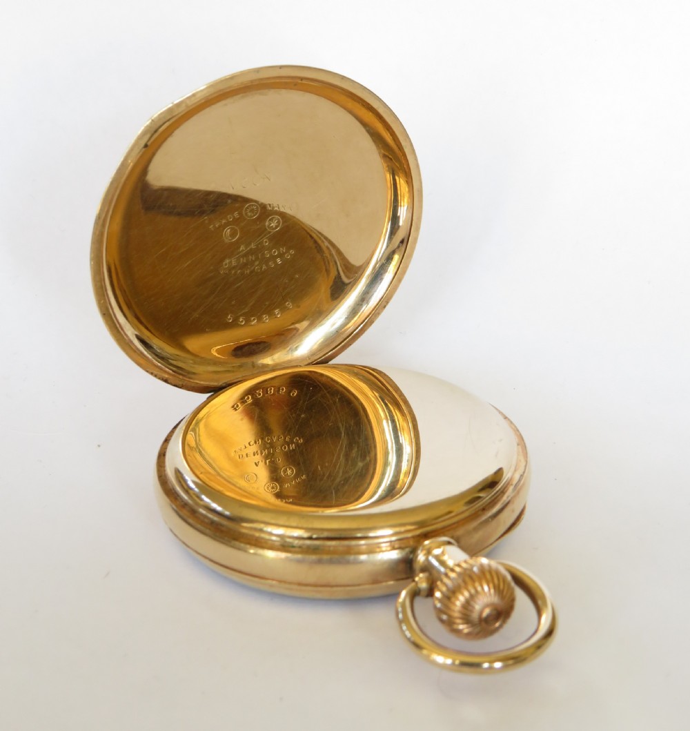 1920s Tavannes open faced pocket watch View II
