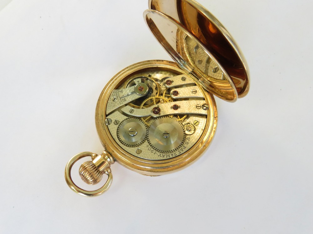 1920s Tavannes open faced pocket watch View III
