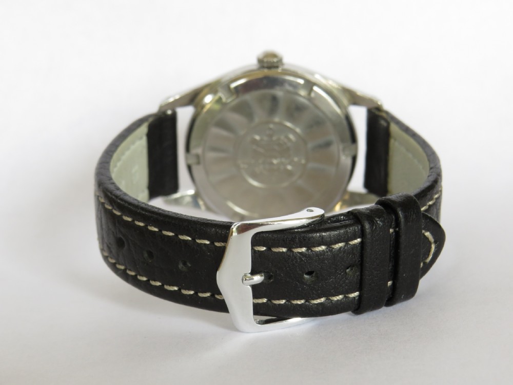 Gents Certina DS wrist watch with turtle back View III