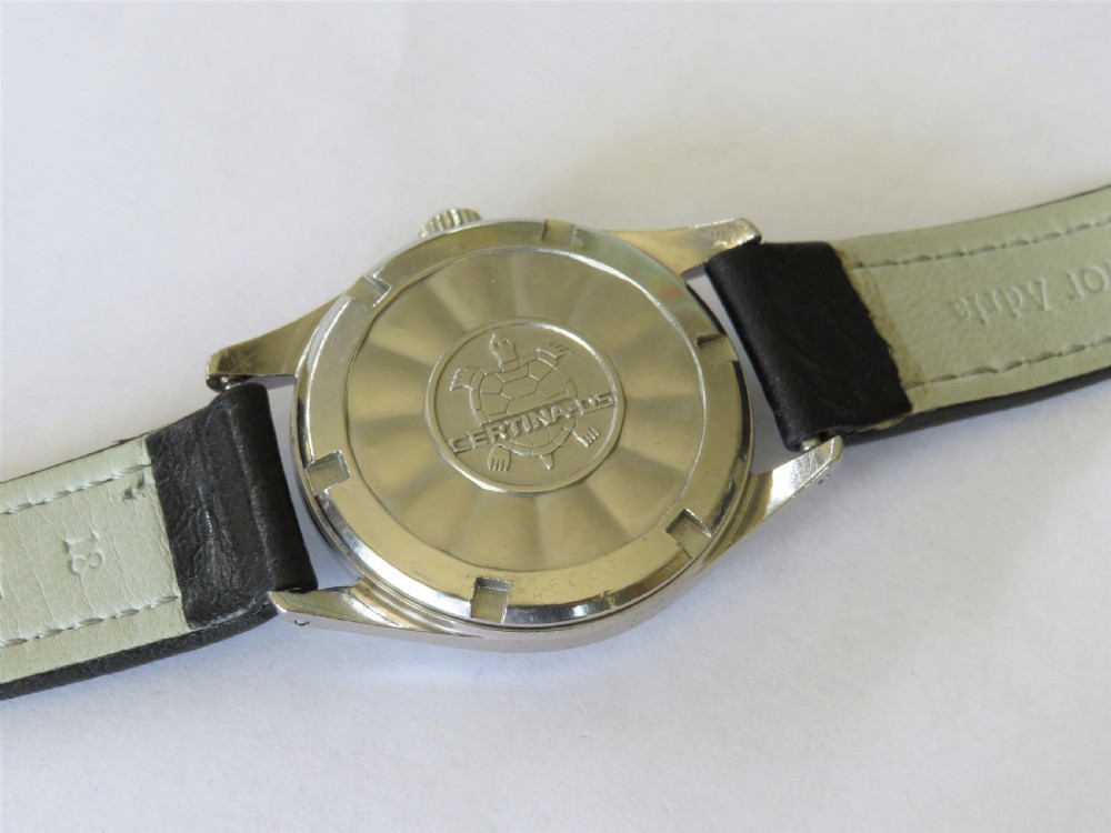 Gents Certina DS wrist watch with turtle back View IV