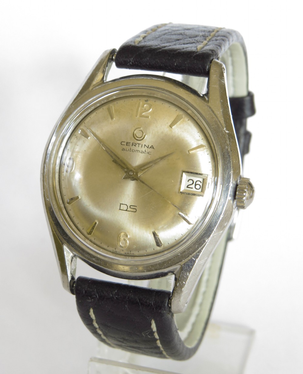 Gents Certina DS wrist watch with turtle back