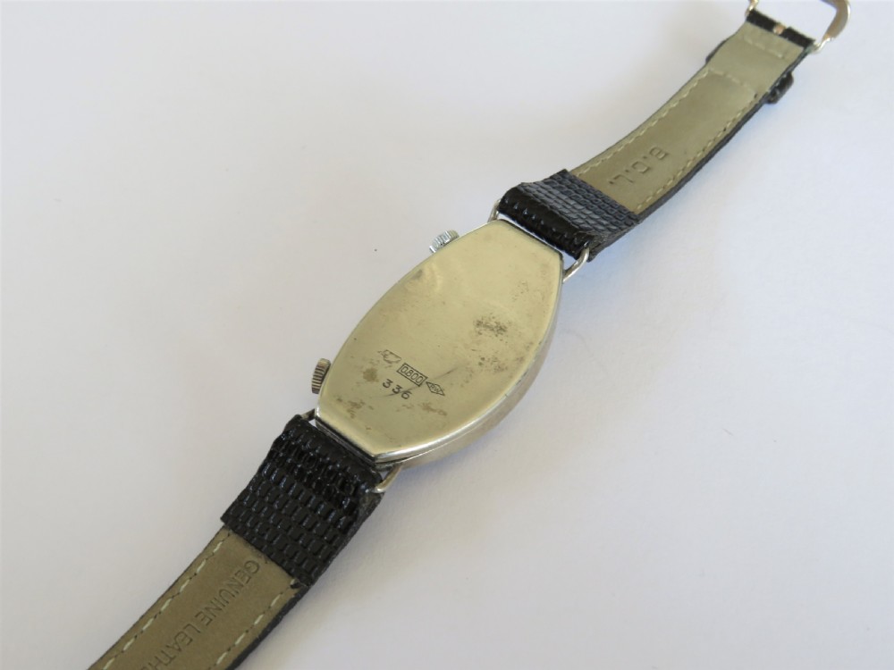 Rare silver Bucherer-Credos Night & Day watch View V