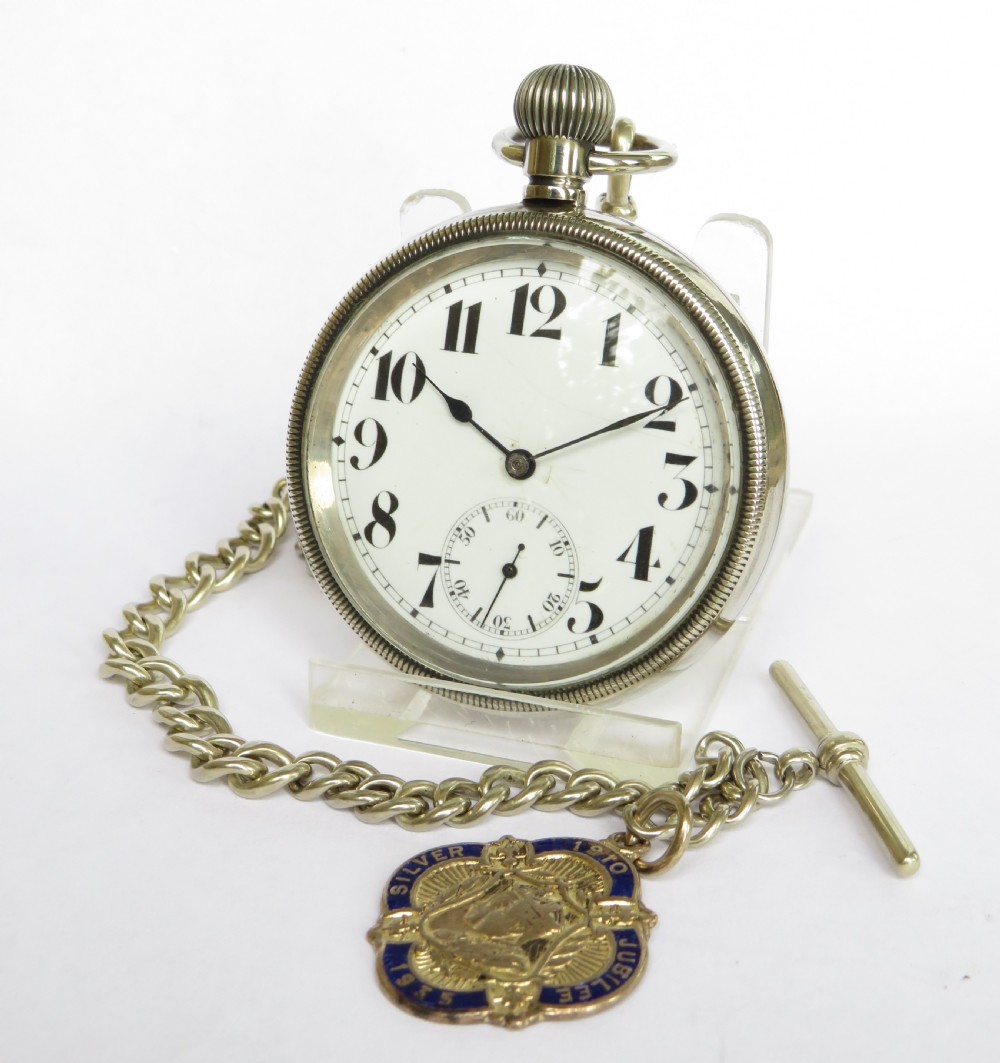 1920s pocket watch and chain
