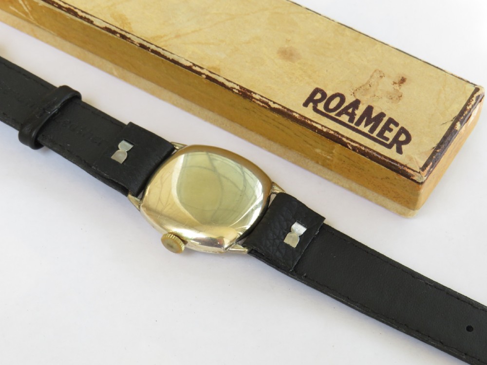 Gents 1950s Roamer wrist watch View V