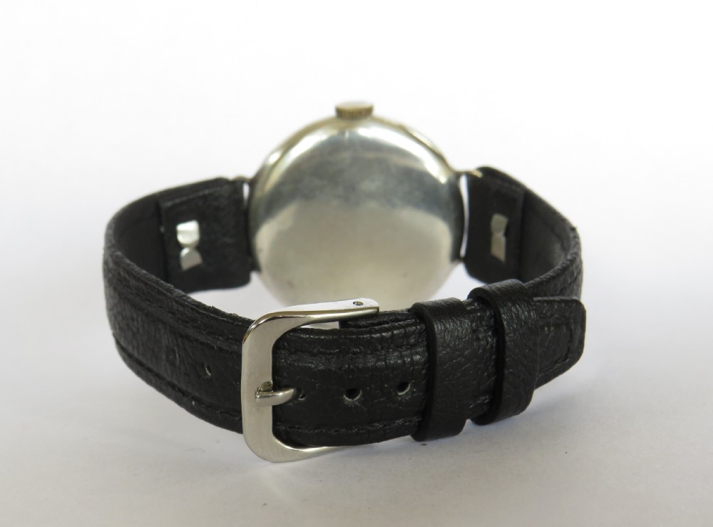 Antique silver wrist watch, 1927 View VI