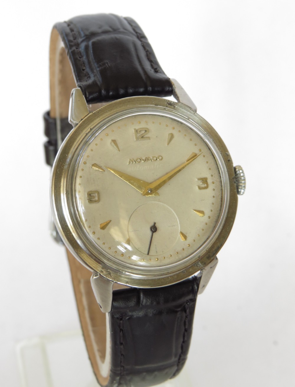 Gents 1950s Movado automatic wrist watch View II